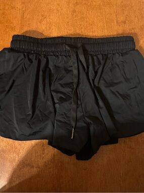 Kids Black Skort with Drawstring Waist